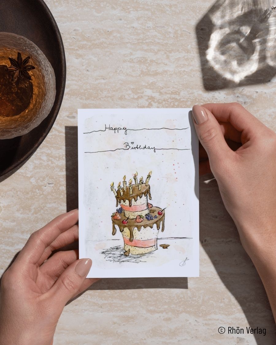 Postkarte Happy Birthday