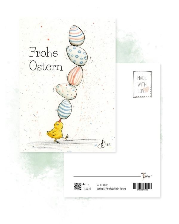 Postkarte Osterkücken