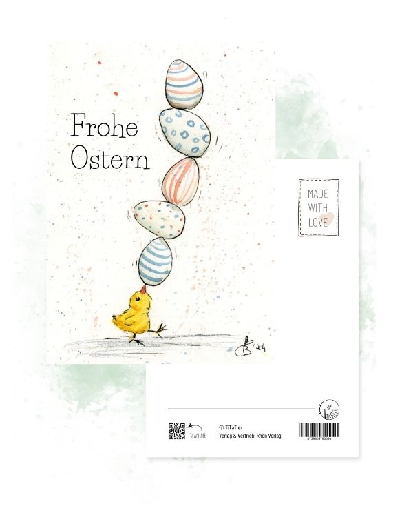 Postkarte Osterkücken