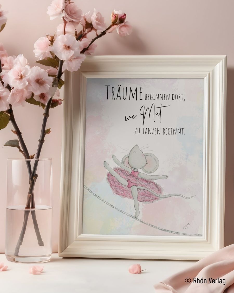 TiTaTier® Printable Poster „Träume“ | Digitaler Download