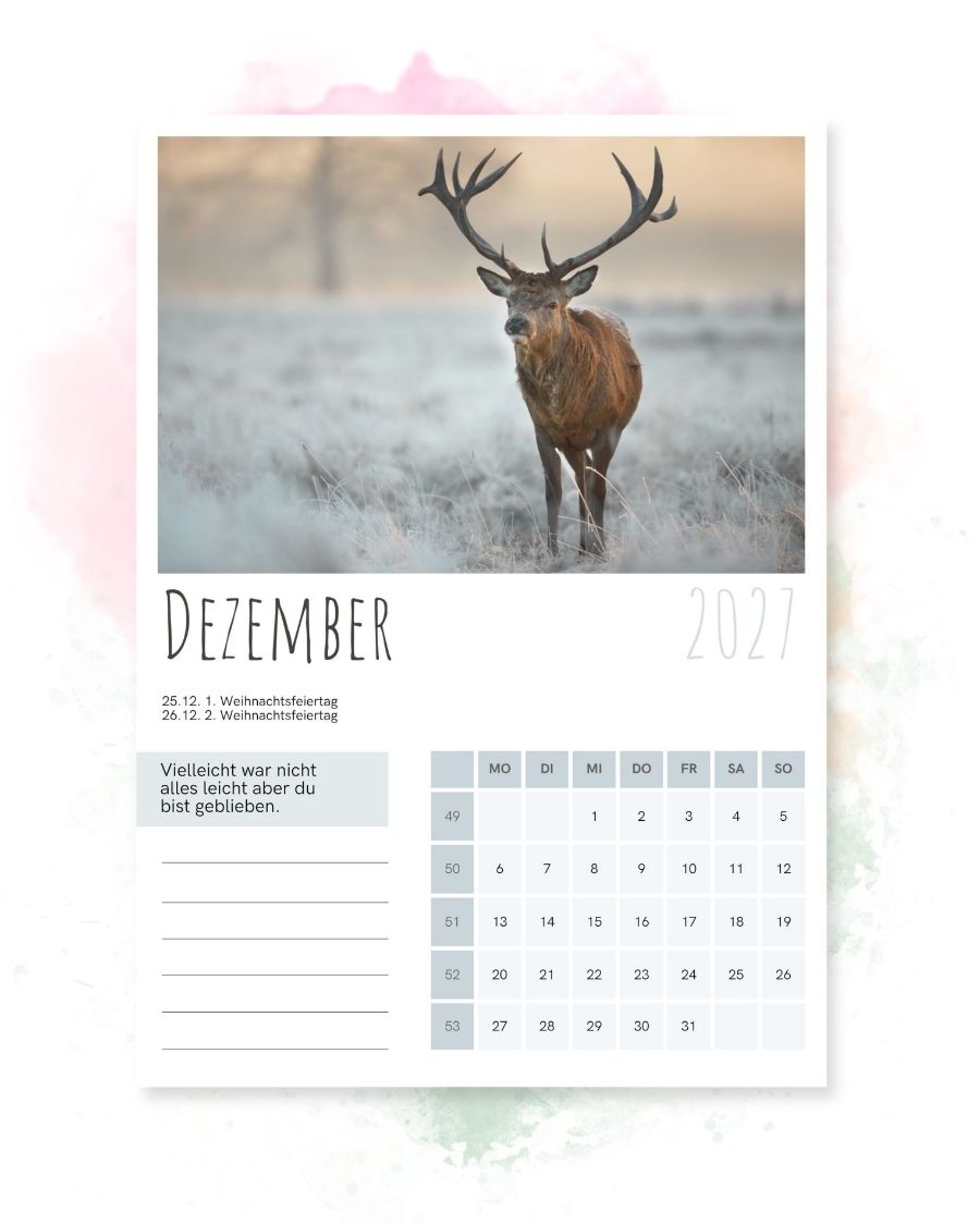 Wandkalender 2027
