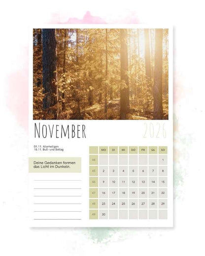 Wandkalender 2026