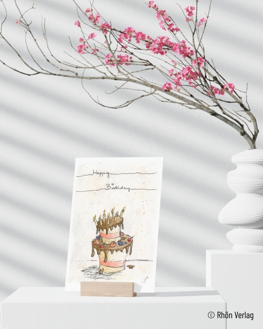 Postkarte Happy Birthday