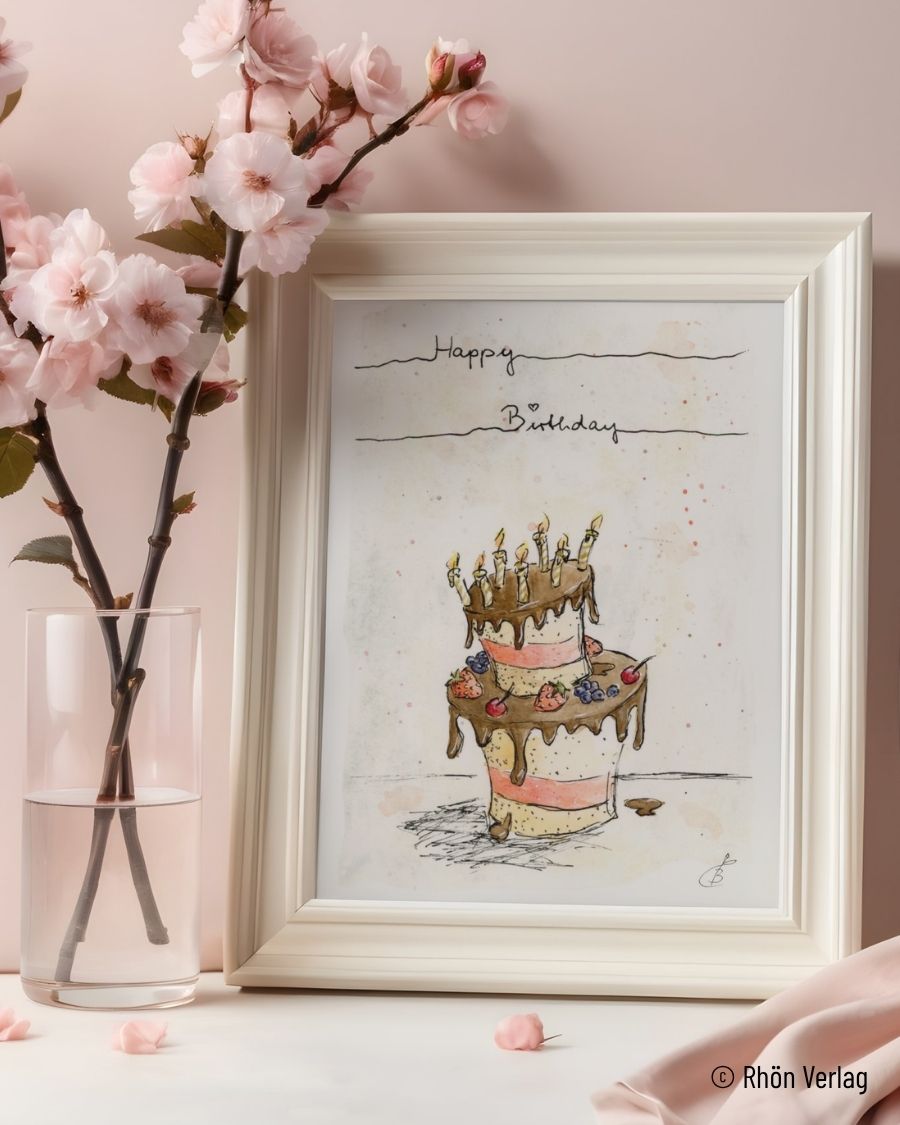 Postkarte Happy Birthday