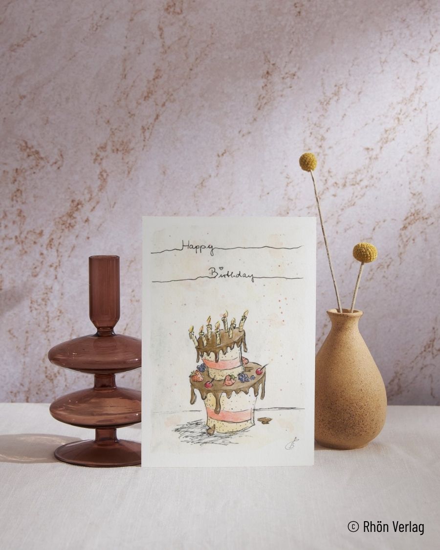 Postkarte Happy Birthday