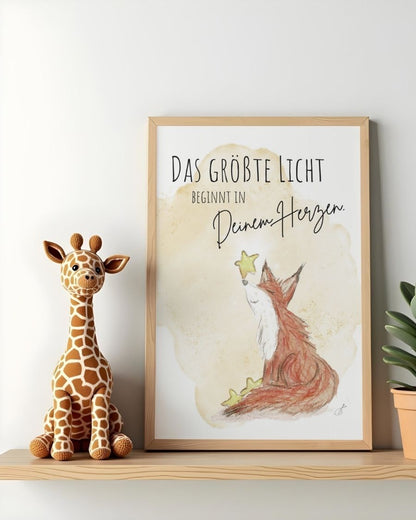TiTaTier® Printable Poster „imHerzen“ | Digitaler Download