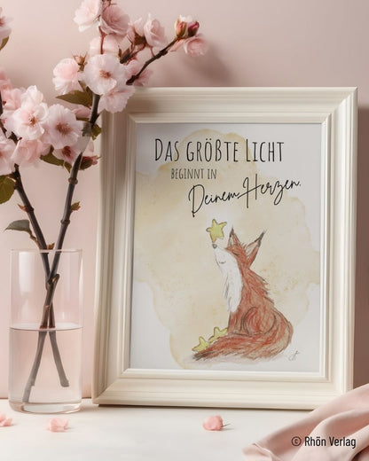 TiTaTier® Printable Poster „imHerzen“ | Digitaler Download