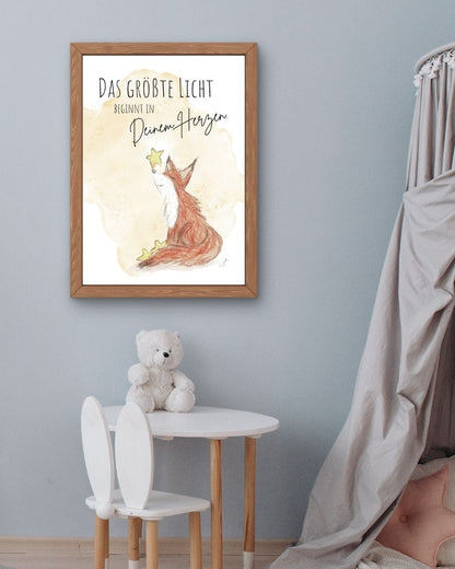 TiTaTier® Printable Poster „imHerzen“ | Digitaler Download